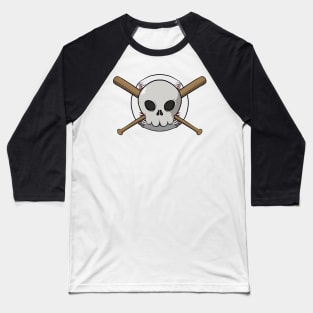 Baseball crew Jolly roger pirate flag (no caption) Baseball T-Shirt